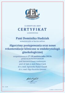 Cert. algorytmy postępowania